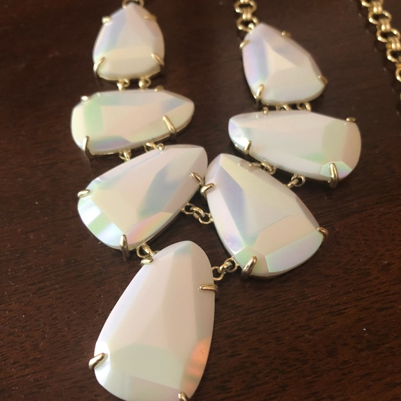 HTF White iridescent Harlie - Picture 2 of 2